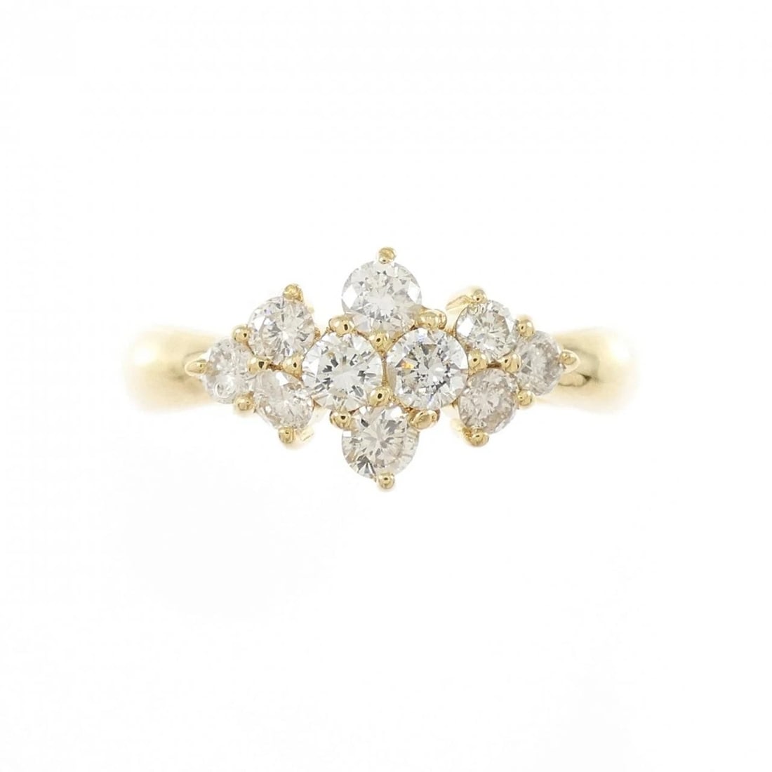 K18YG DIAMOND RING - 2