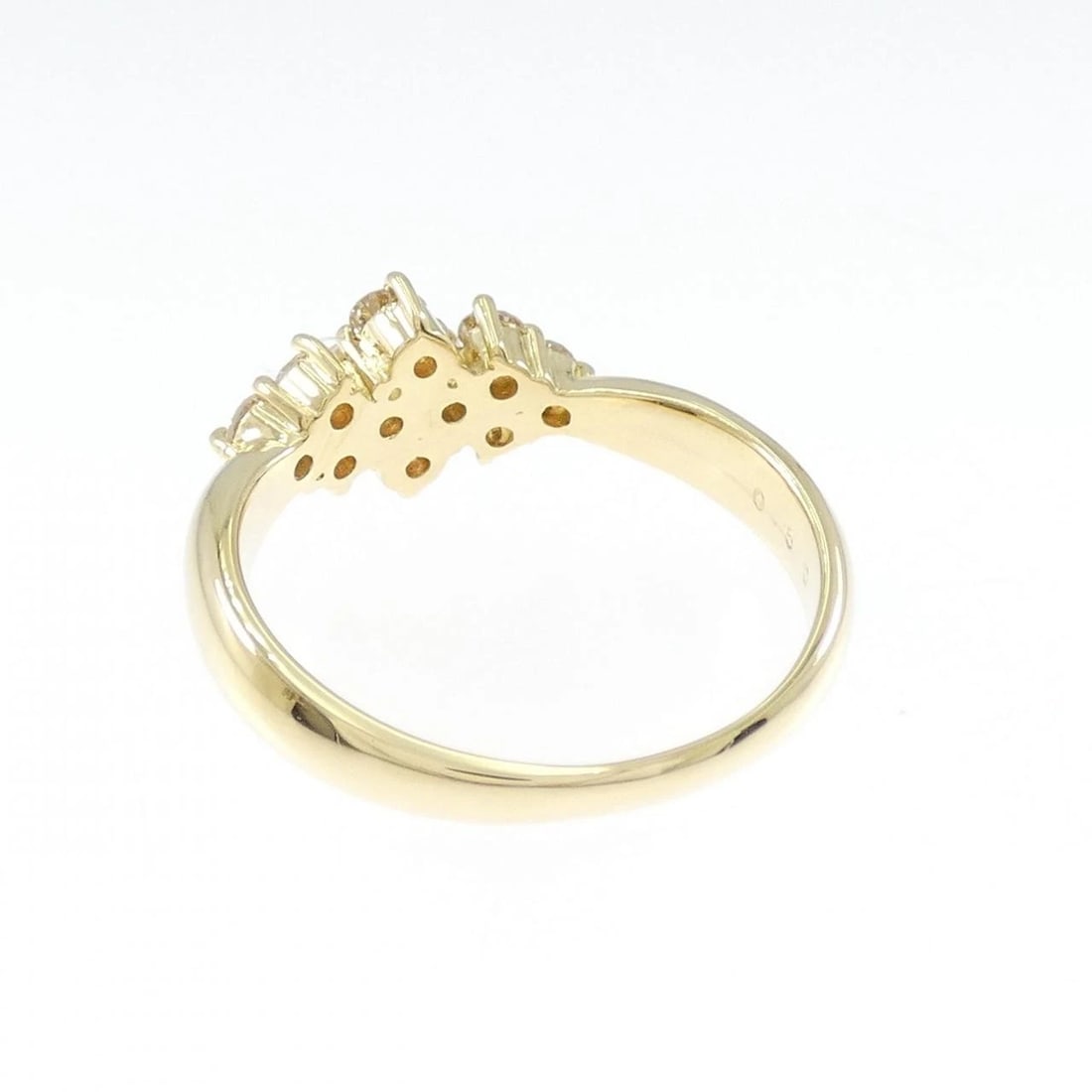 K18YG DIAMOND RING - 3