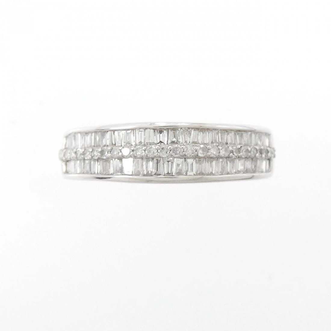 K18WG DIAMOND RING - 2