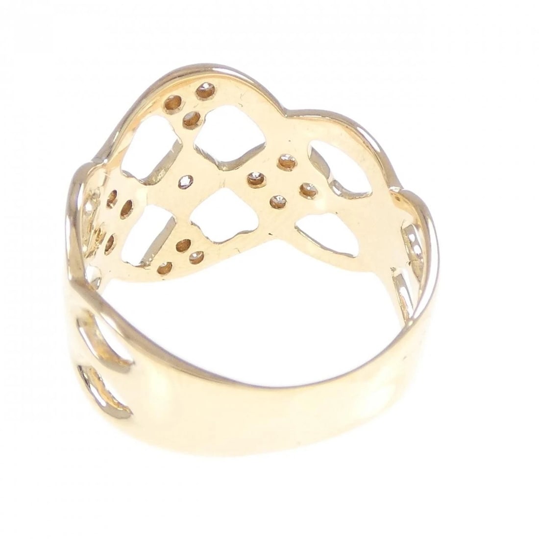 K18YG DIAMOND RING - 3