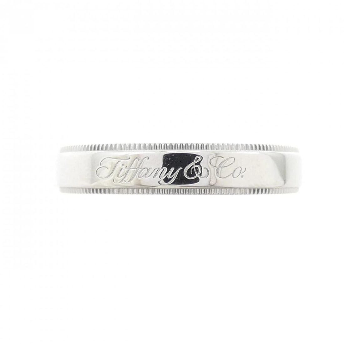 TIFFANY NOTES MILGRAIN EDGE RING - 2