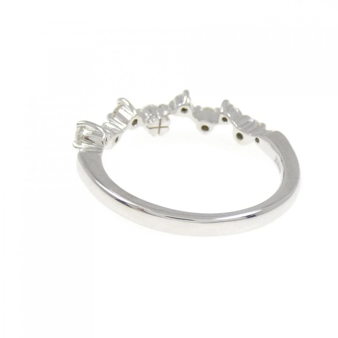 K18WG DIAMOND RING - 3