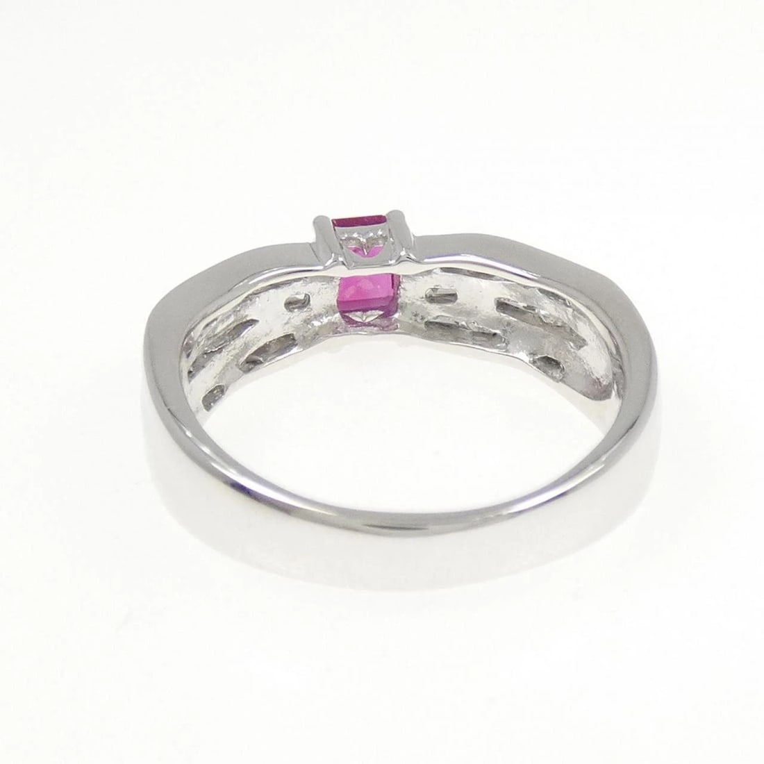 K18WG RUBY RING - 3