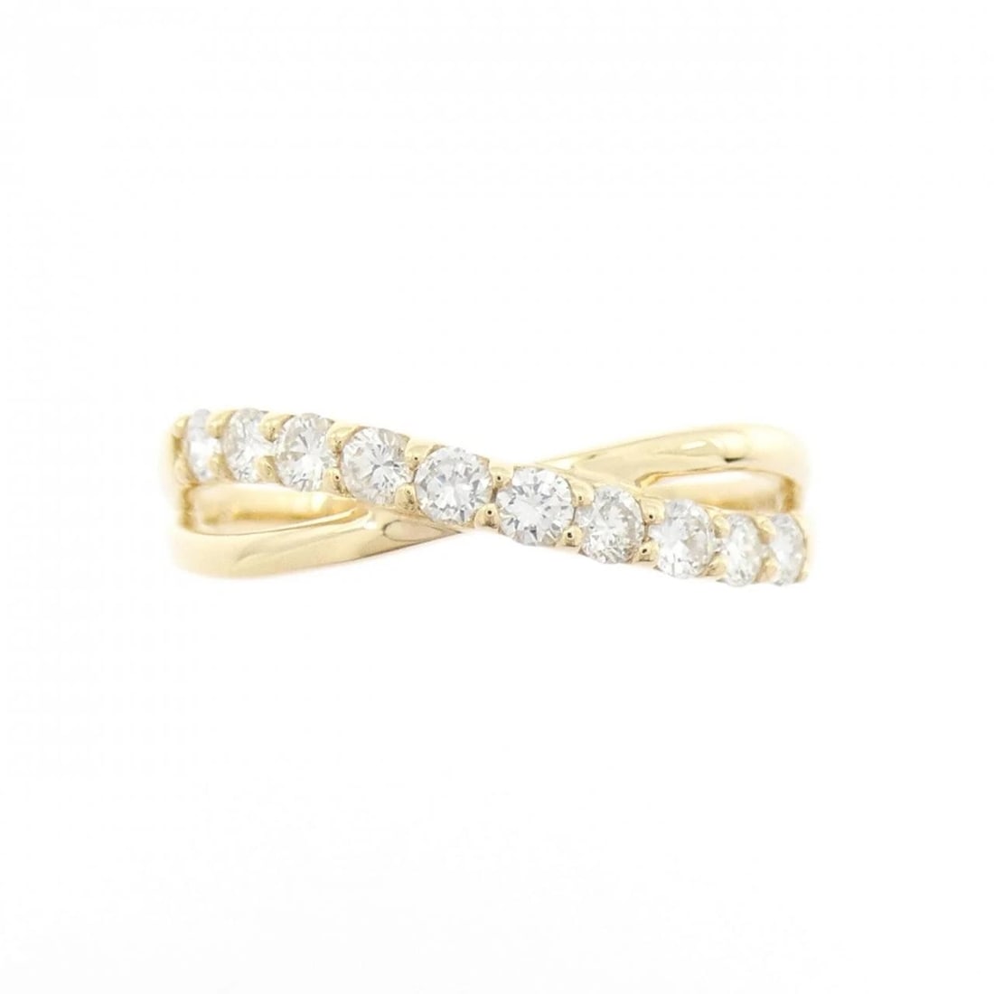 K18YG DIAMOND RING - 2