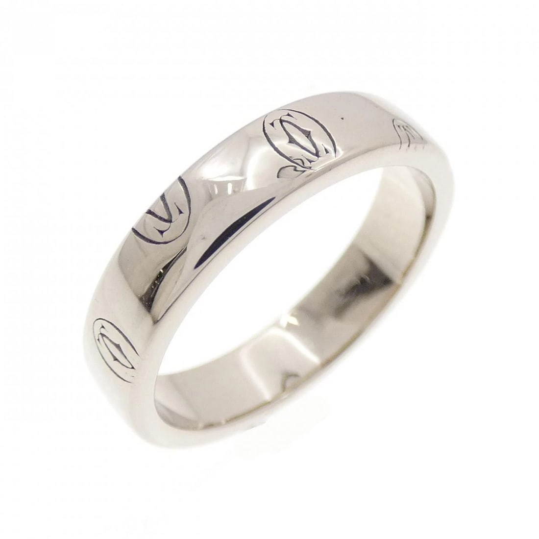 CARTIER HAPPY BIRTHDAY RING: Cartier Happy Birthday Ring Brand: Cartier Type: Ring Material: 750 White Gold, Color: White Size: 5 (US size) Accessories: None Accessories Notice: When purchasing pre-owned goods, please