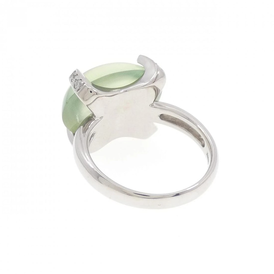 K18WG PREHNITE RING - 2