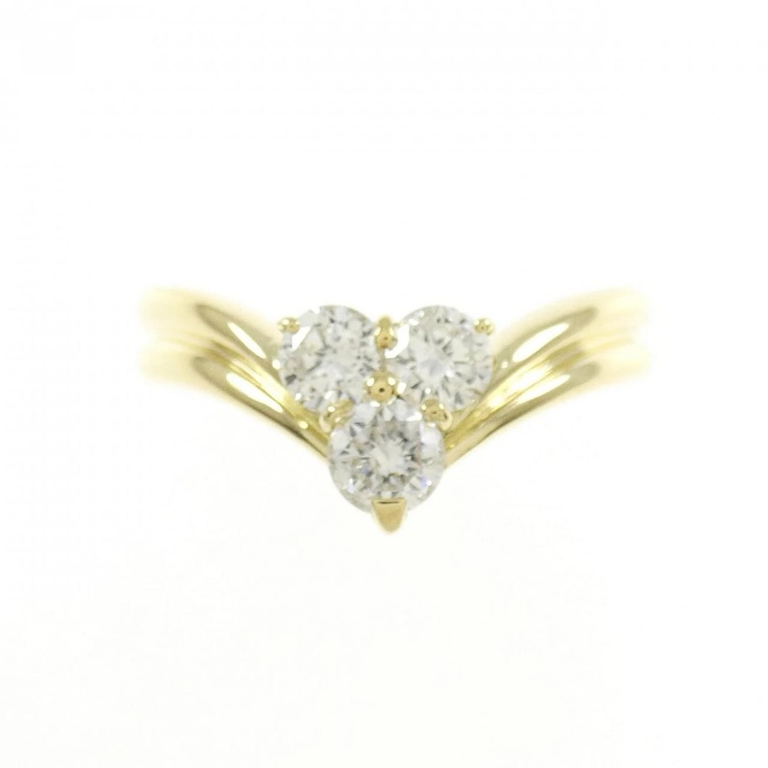 K18YG DIAMOND RING - 2