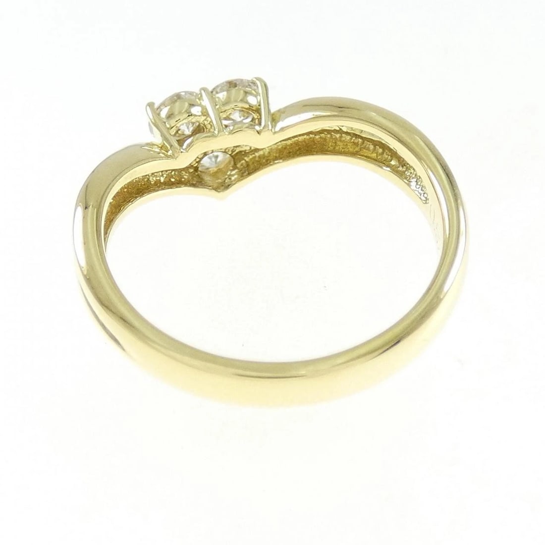 K18YG DIAMOND RING - 3