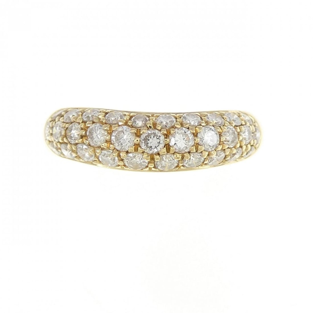 K18YG DIAMOND RING - 2