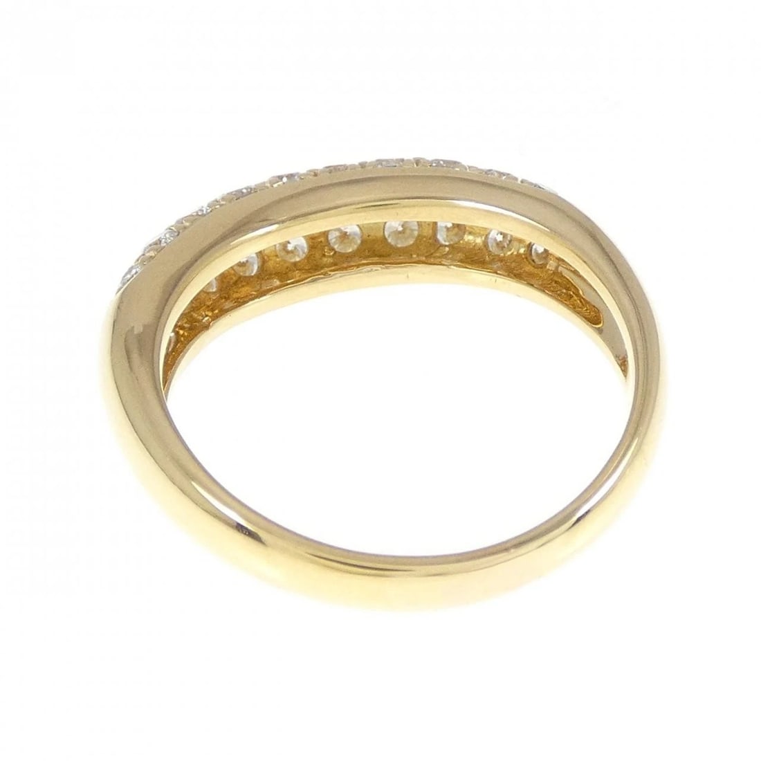 K18YG DIAMOND RING - 3