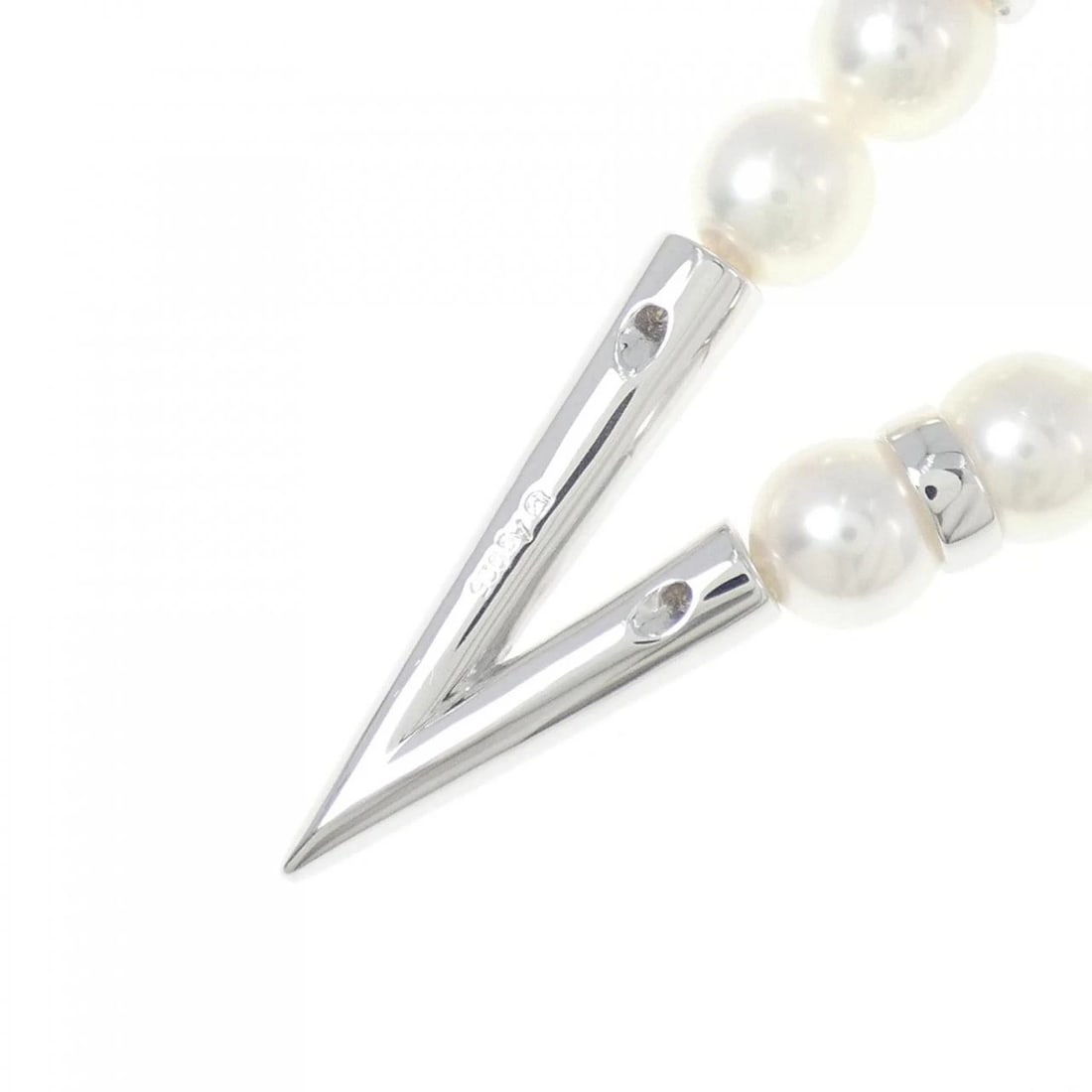 MIKIMOTO V CODE NECKLACE 6.5-7MM - 4