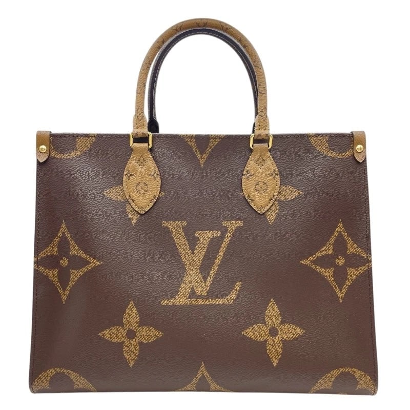 LOUIS VUITTON ONTHEGO BROWN MONOGRAM GIANT REVERSE HANDBAG (1 of 9)