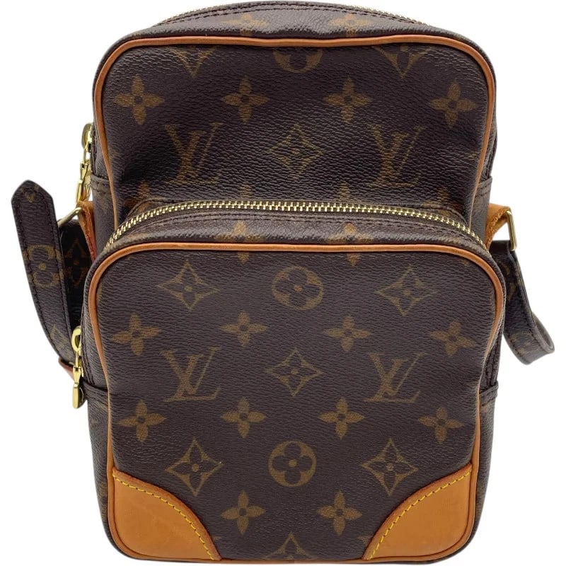 LOUIS VUITTON AMAZON BROWN MONOGRAM HANDBAG: Louis Vuitton Amazon Brown Monogram Handbag Brand: LOUIS VUITTON Type: Handbag Material: Monogram Color: Brown Size: W: 15cm / H: 21.5cm / D: 10cm / Shoulder: 100-117cm Accessories: None
