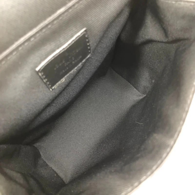 LOUIS VUITTON NANO STEAMER BLACK MONOGRAM ECLIPSE HANDBAG - 5