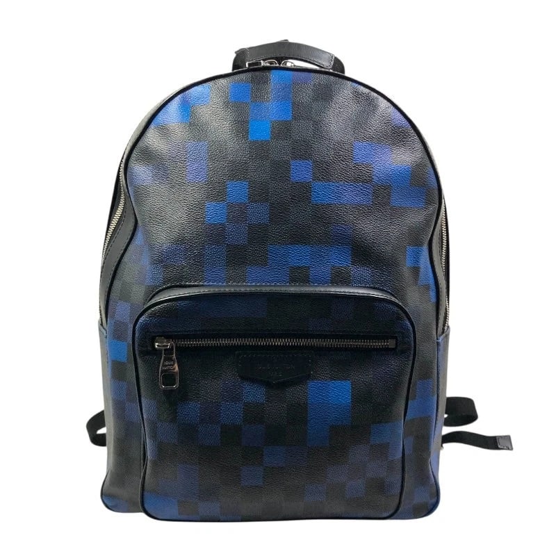 LOUIS VUITTON JOSH BLUE DAMIER GRAPHITE PIXEL BACKPACK HANDBAG: Louis Vuitton Josh Blue Damier Graphite Pixel Backpack Handbag Brand: LOUIS VUITTON Type: Handbag Material: Damier Graphite Pixel Color: blue Size: W: 30cm / H: 37cm / D: 12cm Accessories: None