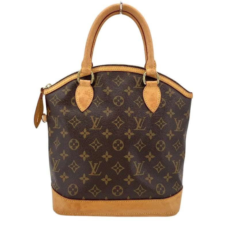 LOUIS VUITTON LOCKIT BROWN MONOGRAM CANVAS HANDBAG HANDBAG (1 of 10)
