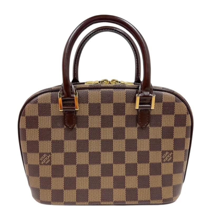 LOUIS VUITTON SARIA MINI BROWN GHW DAMIER HANDBAG HANDBAG: LOUIS VUITTON Saria Mini Brown GHW Damier Handbag Handbag Brand: LOUIS VUITTON Type: Handbag Material: Damier Color: Brown/GD Hardware Size: W: 24cm / H: 16cm / D: 8.5cm Accessories: None