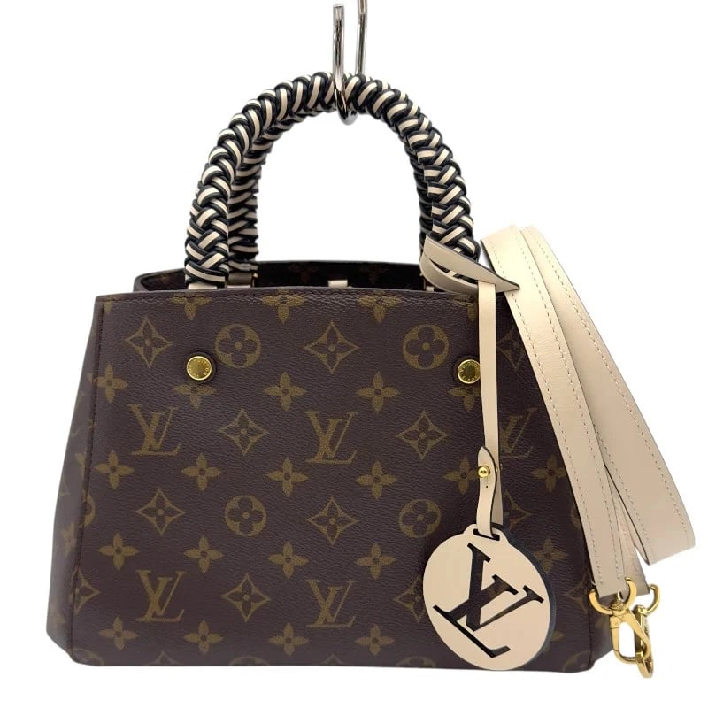 LOUIS VUITTON MONTAIGNE BB BROWN MONOGRAM HANDBAG (1 of 10)