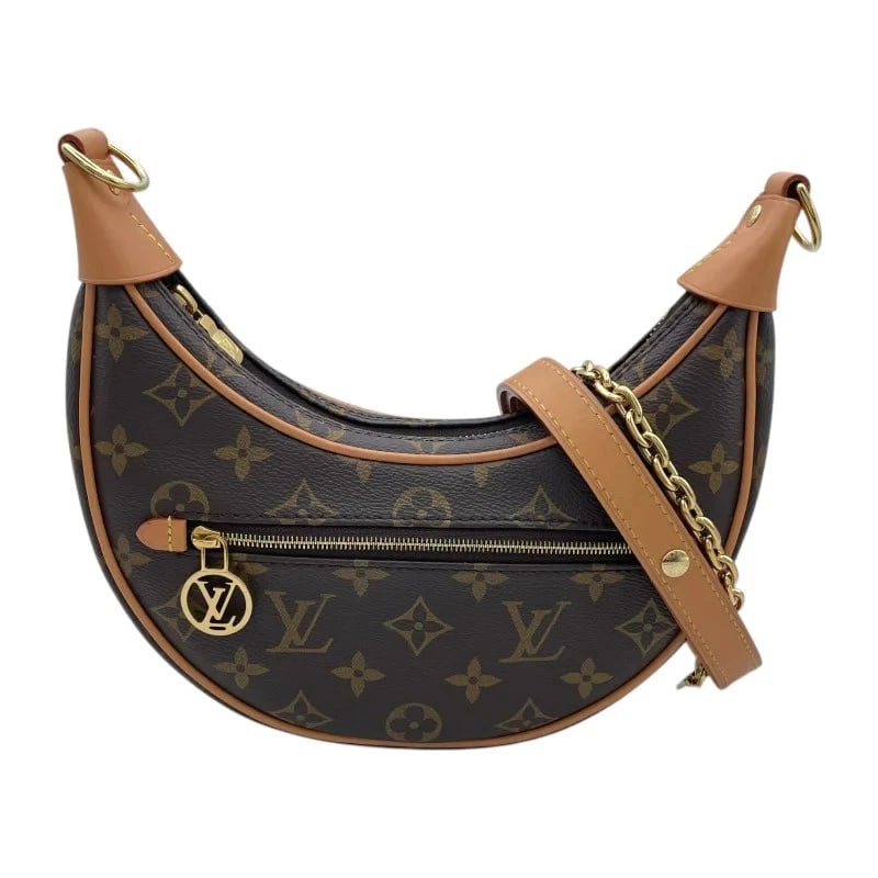 LOUIS VUITTON LOOP BROWN MONOGRAM CANVAS HANDBAG: LOUIS VUITTON Loop Brown Monogram Canvas Handbag Brand: LOUIS VUITTON Type: Handbag Material: Monogram Canvas Color: Brown Size: W: 23cm / H: 20cm / D: 6cm Accessories: None Accessories