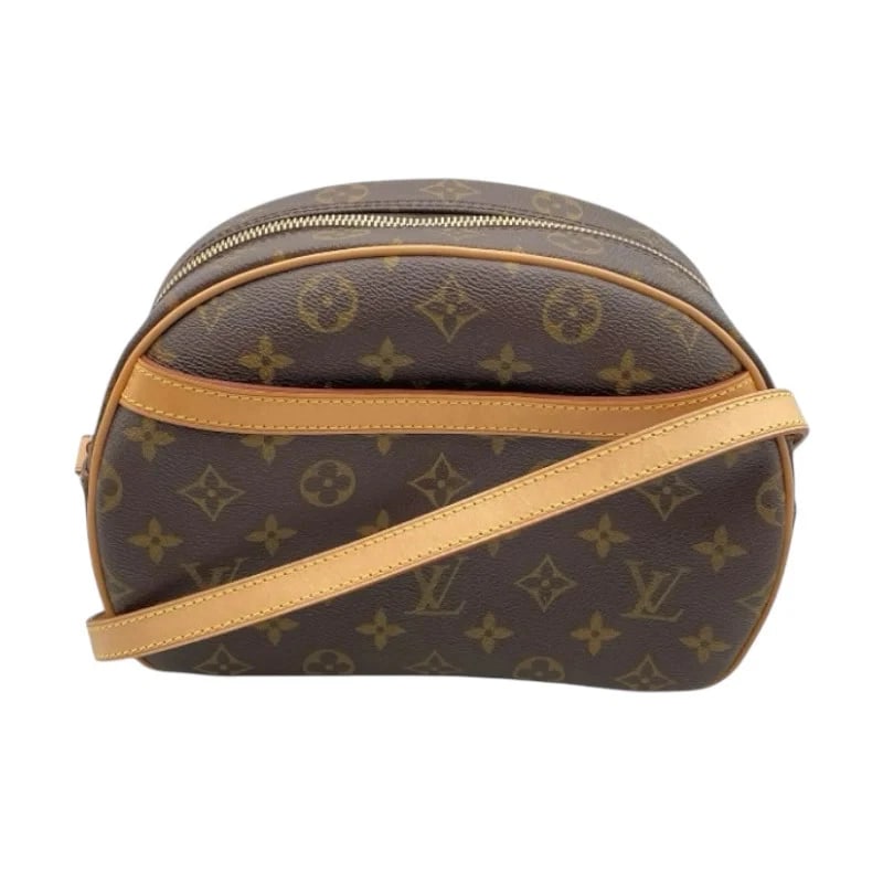 LOUIS VUITTON BLOIS BROWN MONOGRAM CANVAS HANDBAG: LOUIS VUITTON Blois Brown Monogram Canvas Handbag Brand: LOUIS VUITTON Type: Handbag Material: Monogram Canvas Color: Brown Size: W: 25cm / H: 18cm / D: 11cm / Shoulder: 120cm Accessories: None