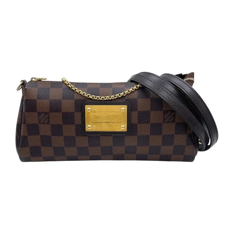 LOUIS VUITTON EVA BROWN DAMIER EBENE HANDBAG (1 of 11)