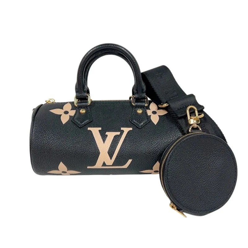 LOUIS VUITTON PAPILLON BB BLACK/IVORY GHW MONOGRAM EMPREINTE HANDBAG: LOUIS VUITTON Papillon BB Black/Ivory GHW Monogram Empreinte Handbag Brand: LOUIS VUITTON Type: Handbag Material: Two-Tone Monogram Empreinte Color: Black/Ivory/GD Hardware Size: W: 20.5cm / H: 10