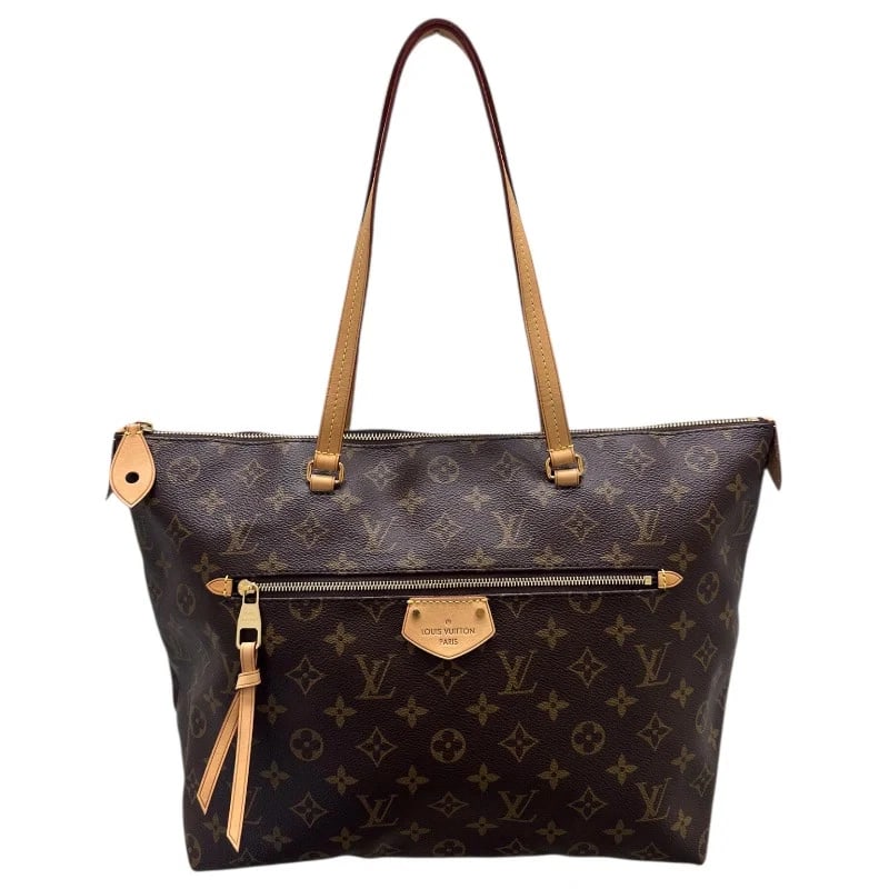 LOUIS VUITTON IENA MM BROWN PVC TOTE HANDBAG (1 of 12)