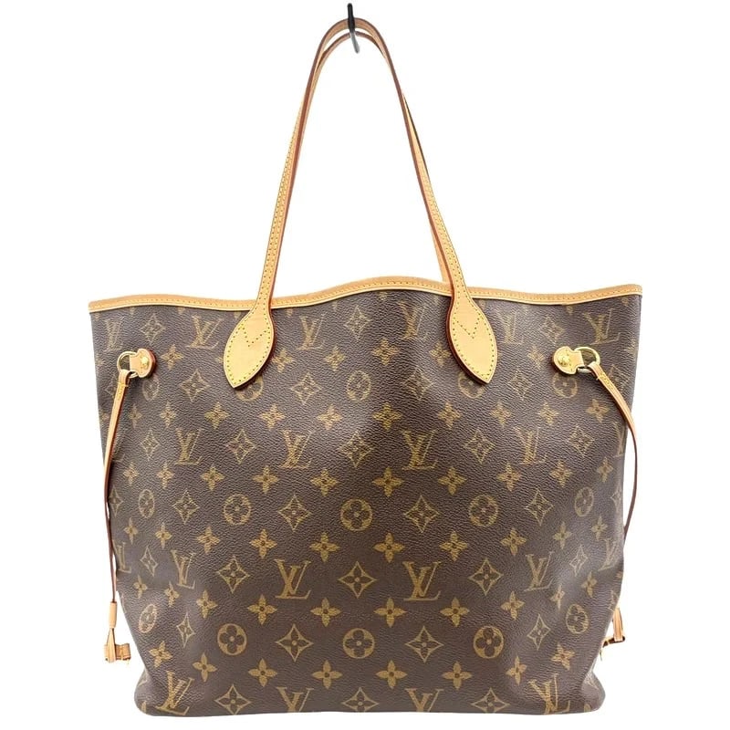 LOUIS VUITTON NEVERFULL MM BROWN MONOGRAM CANVAS TOTE HANDBAG (1 of 8)
