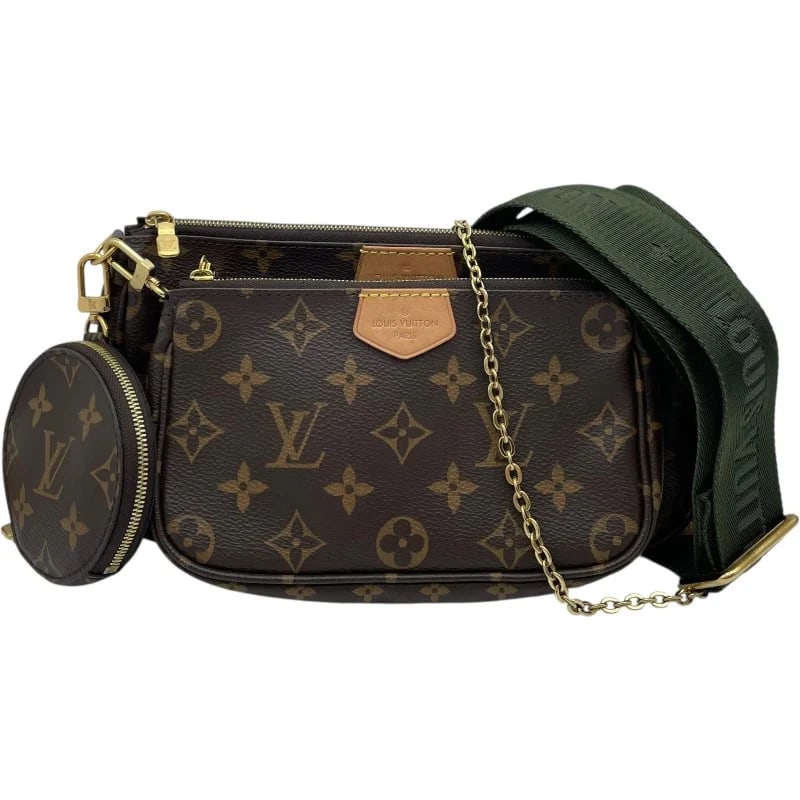 LOUIS VUITTON MULTI POCHETTE ACCESSOIRES BROWN MONOGRAM HANDBAG (1 of 11)