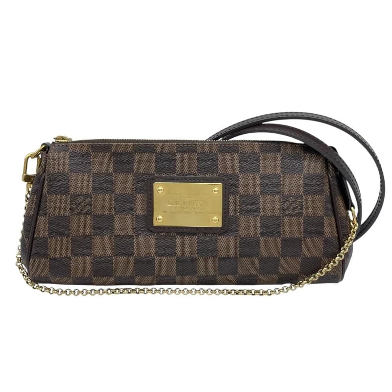 LOUIS VUITTON EVA BROWN DAMIER EBENE HANDBAG (1 of 11)