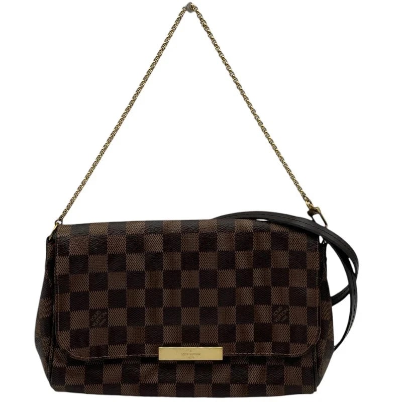 LOUIS VUITTON FAVORITE MM BROWN DAMIER HANDBAG (1 of 7)