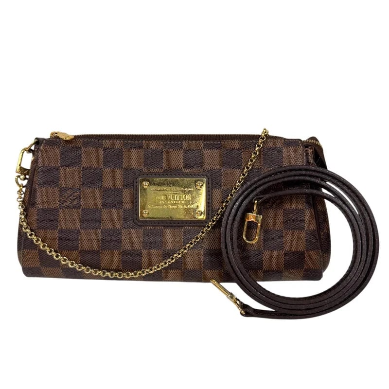 LOUIS VUITTON EVA BROWN DAMIER CANVAS HANDBAG (1 of 11)