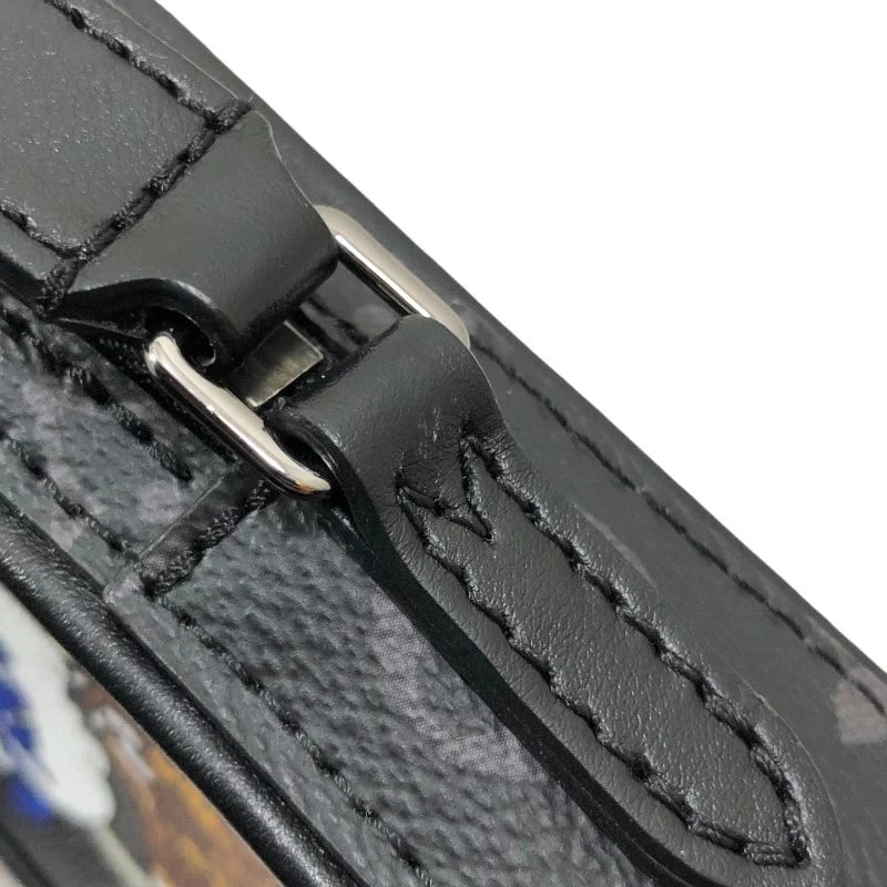 LOUIS VUITTON DANUBE PPM BLACK MONOGRAM ECLIPSE HANDBAG - 10