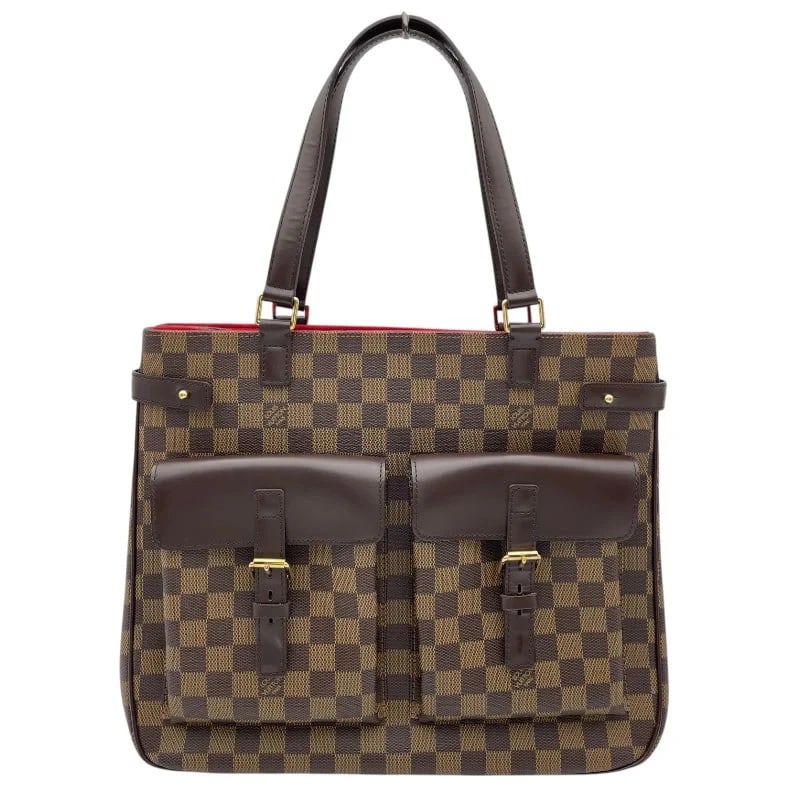 LOUIS VUITTON UZES BROWN DAMIER EBENE TOTE HANDBAG: LOUIS VUITTON Uzes Brown Damier Ebene Tote Handbag Brand: LOUIS VUITTON Type: Handbag Material: Damier Ebene Color: Brown Size: W: 35cm / H: 29cm / D: 11cm Accessories: None Accessories