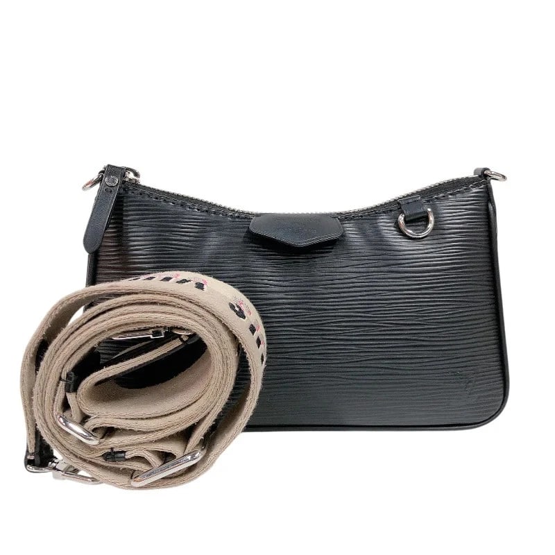 LOUIS VUITTON EASY POUCH NOIR EPI HANDBAG (1 of 12)