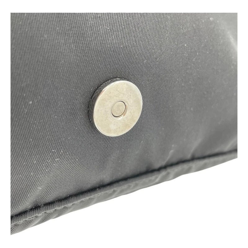 PRADA BLACK NYLON HANDBAG - 7