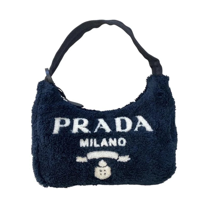 PRADA RE-EDITION MINI BAG BLACK HANDBAG (1 of 8)