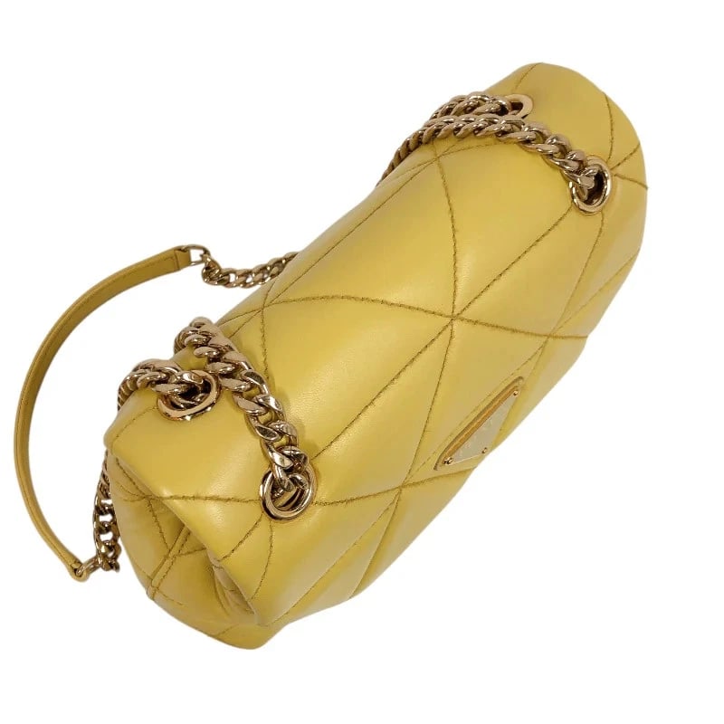 PRADA SPECTRUM SMALL YELLOW HANDBAG - 6