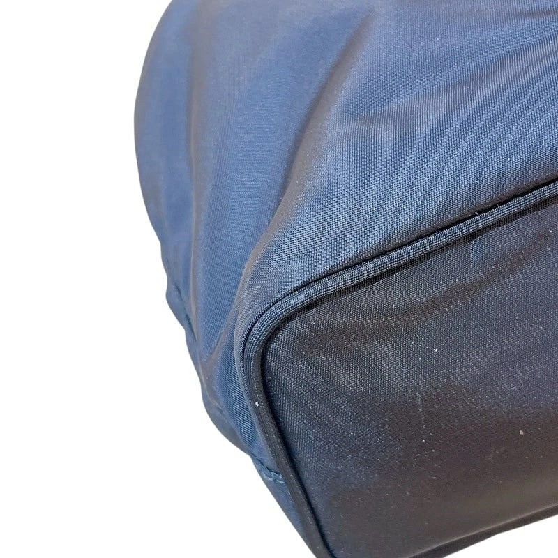 PRADA TRIANGLE LOGO BACKPACK BLACK HANDBAG - 8