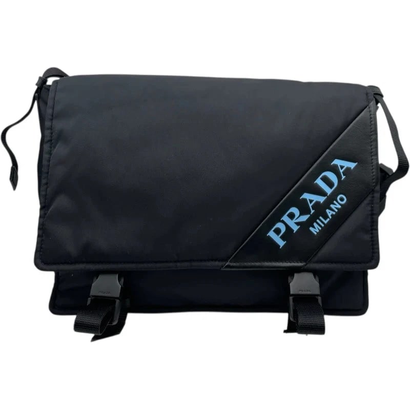 PRADA BLACK NYLON HANDBAG - 2