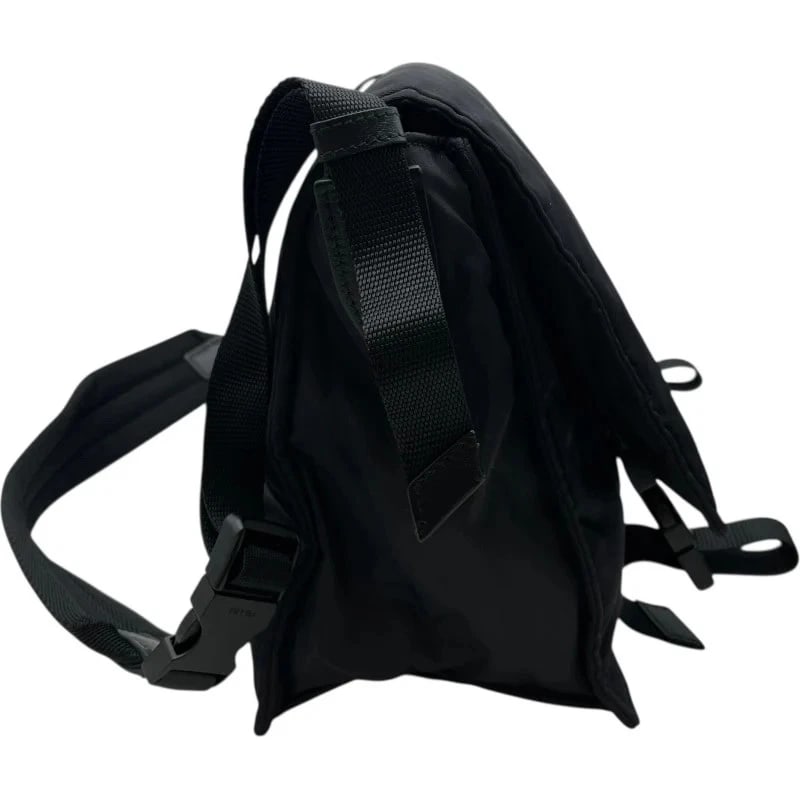 PRADA BLACK NYLON HANDBAG - 4
