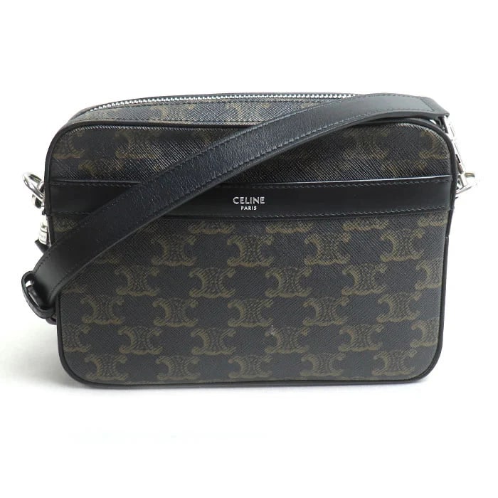 CELINE TRIOMPHE CANVAS SMALL SHOULDER BAG HANDBAG (1 of 5)