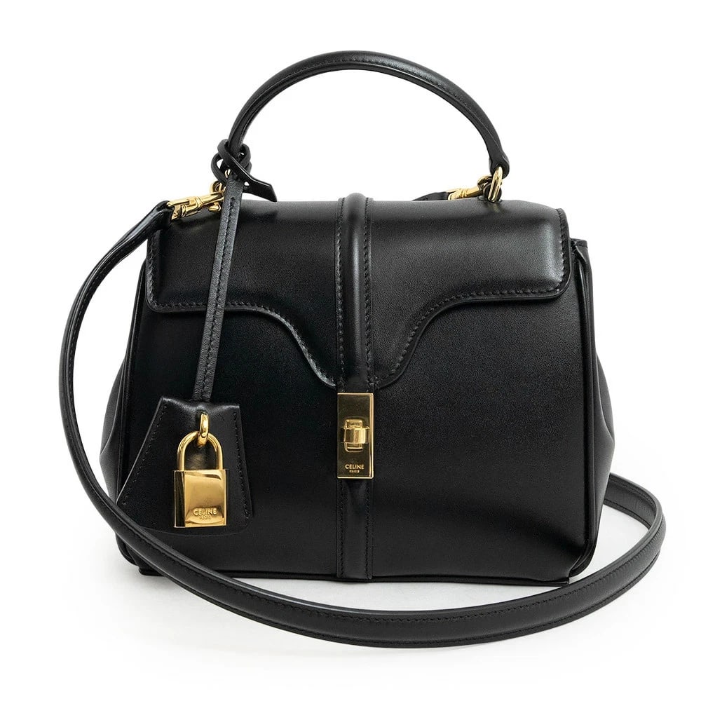 CELINE MINI 16 SEAU DE BLACK HANDBAG (1 of 9)