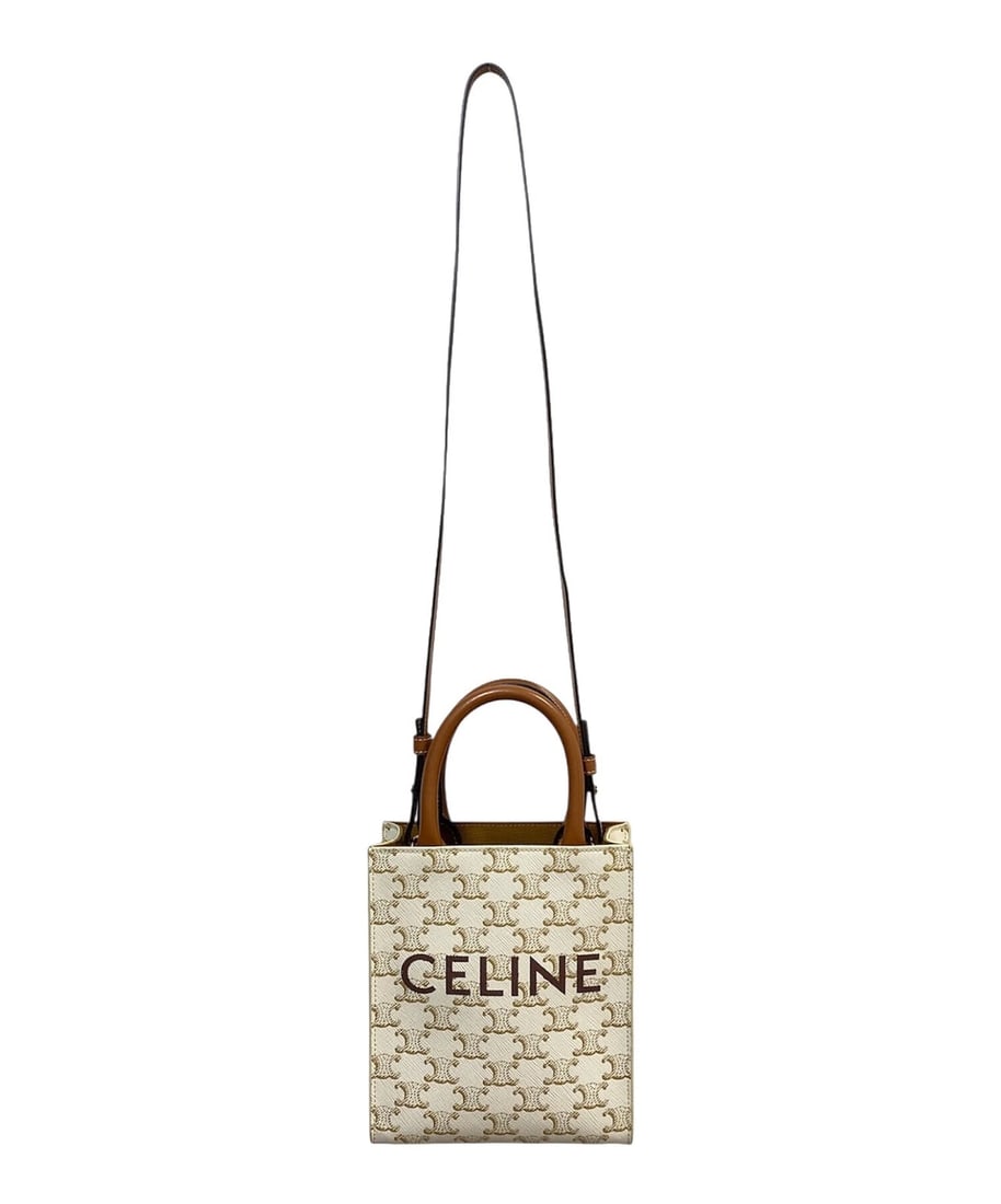CELINE VERTICAL CABAS MINI HANDBAG - 8