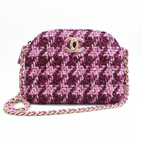 CHANEL GIFT CHAIN SHOULDER PURPLE HANDBAG (1 of 6)