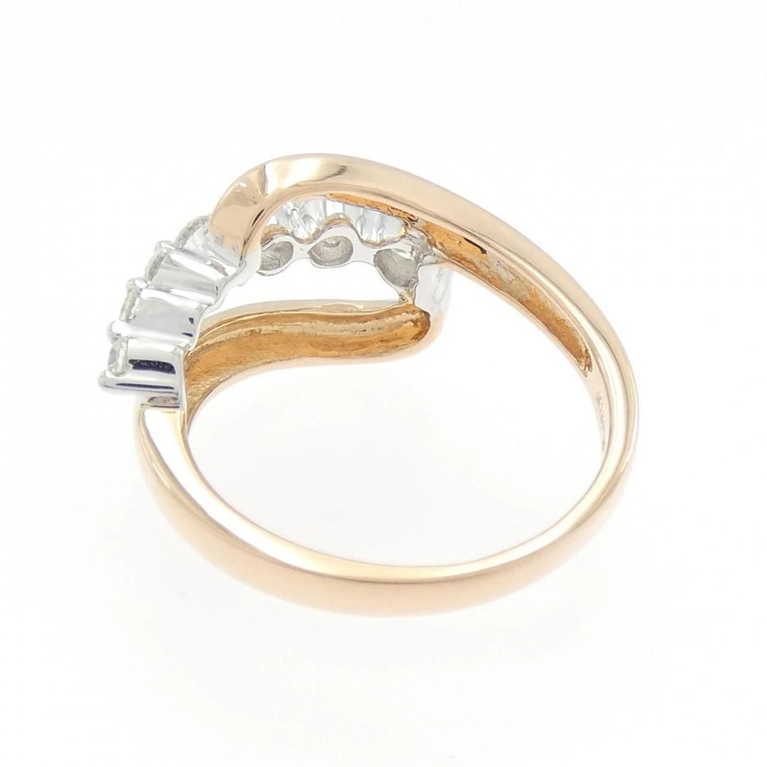 K18PG K18WG DIAMOND RING - 3