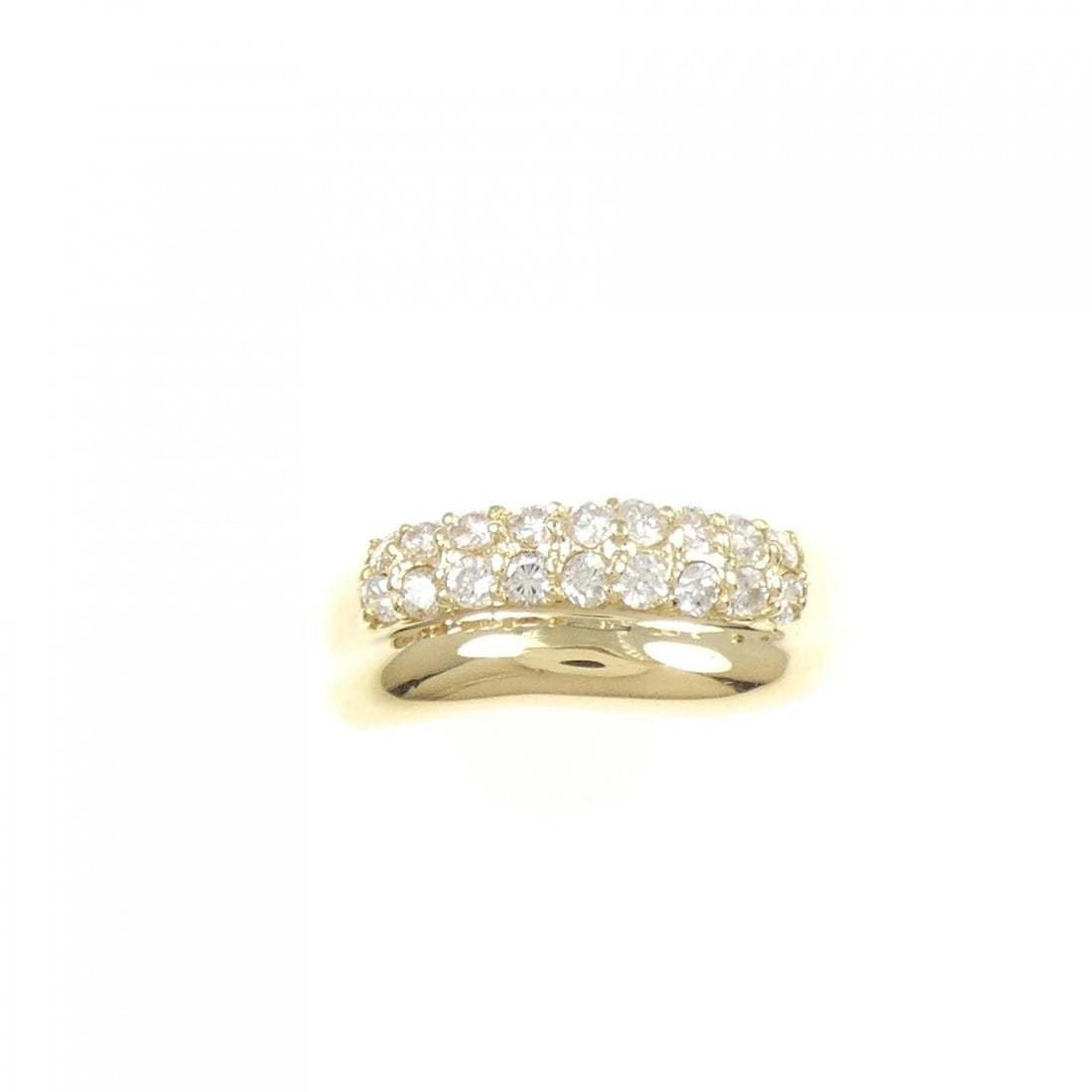K18YG DIAMOND RING - 2