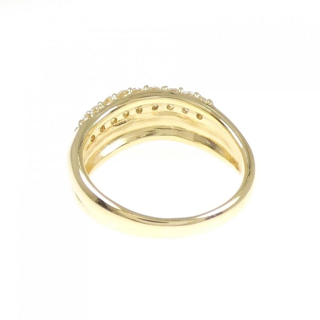 K18YG DIAMOND RING - 3