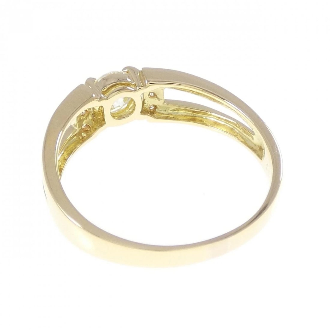 K18YG DIAMOND RING - 3
