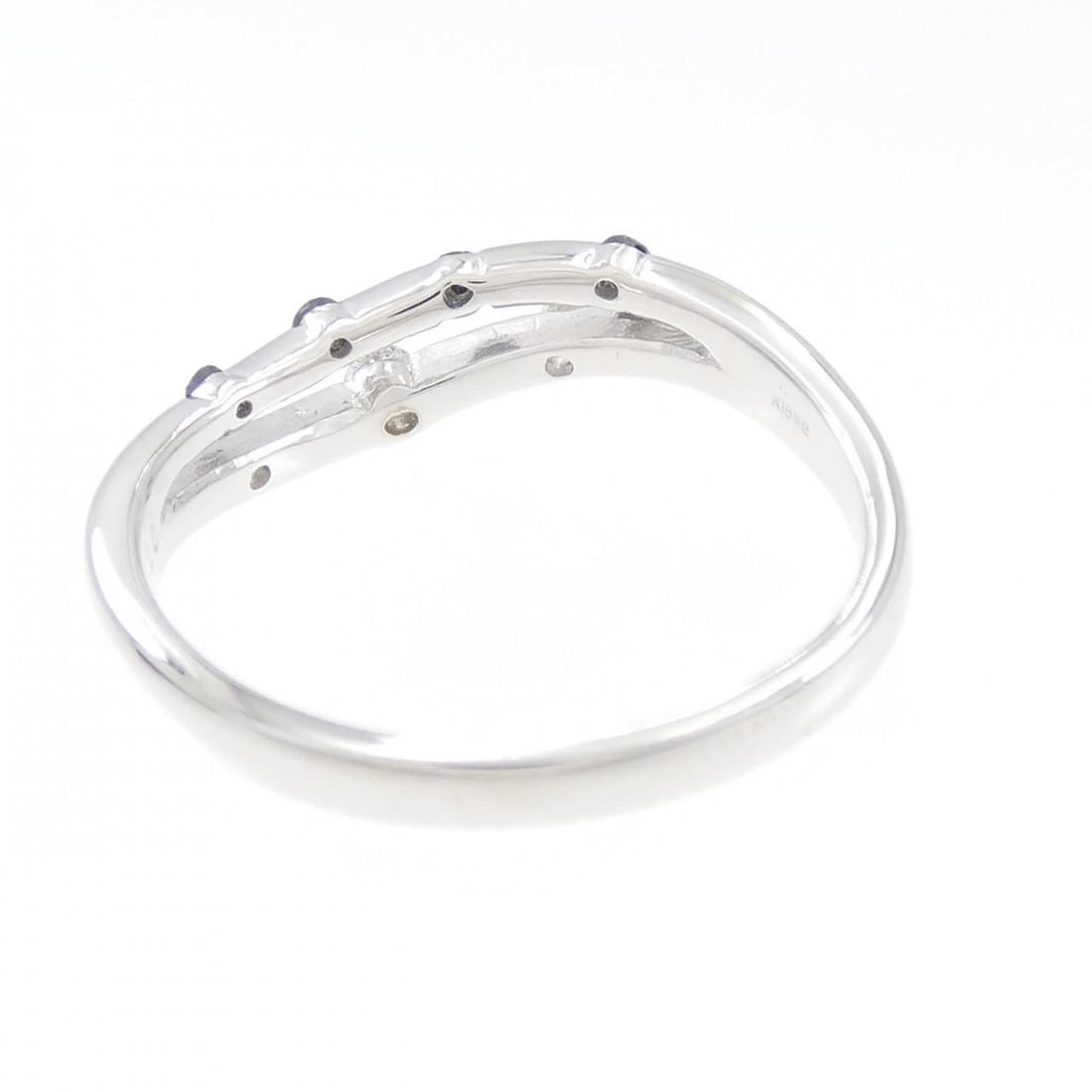 K18WG DIAMOND RING - 3